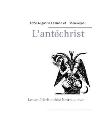 cover image of L'antéchrist
